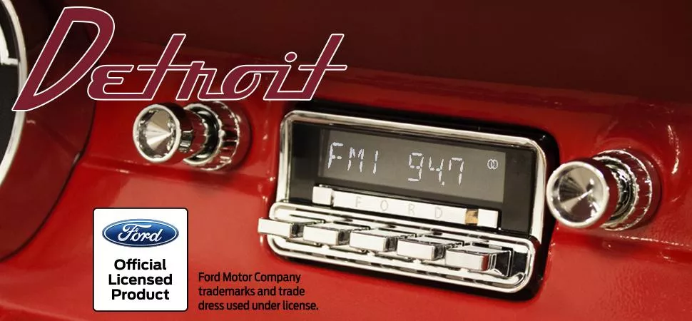 Retrosound Detroit San Diego mit DAB+ für Ford Mustang 1964-66