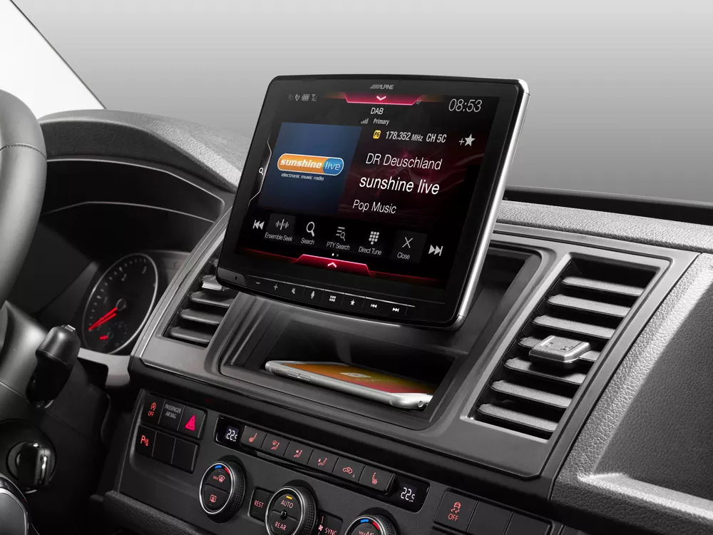 Alpine ILX-F903D Halo 9 9 Zoll DAB+ Carplay, Android Auto im 1-DIN Schacht