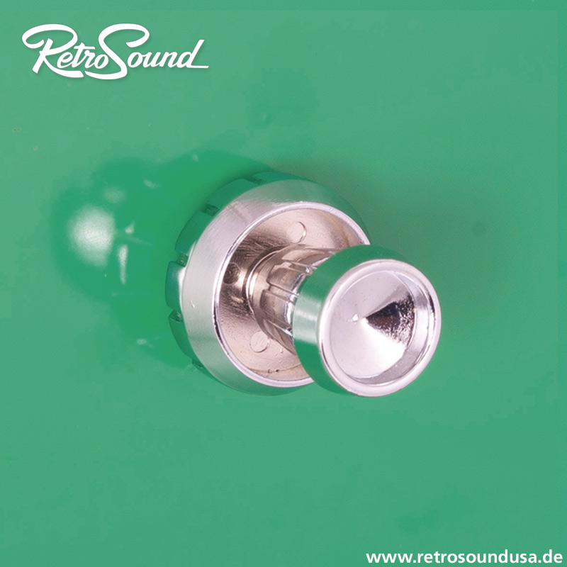 Retrosound RSP-004 vorderer Knopf "Mustang", Metall