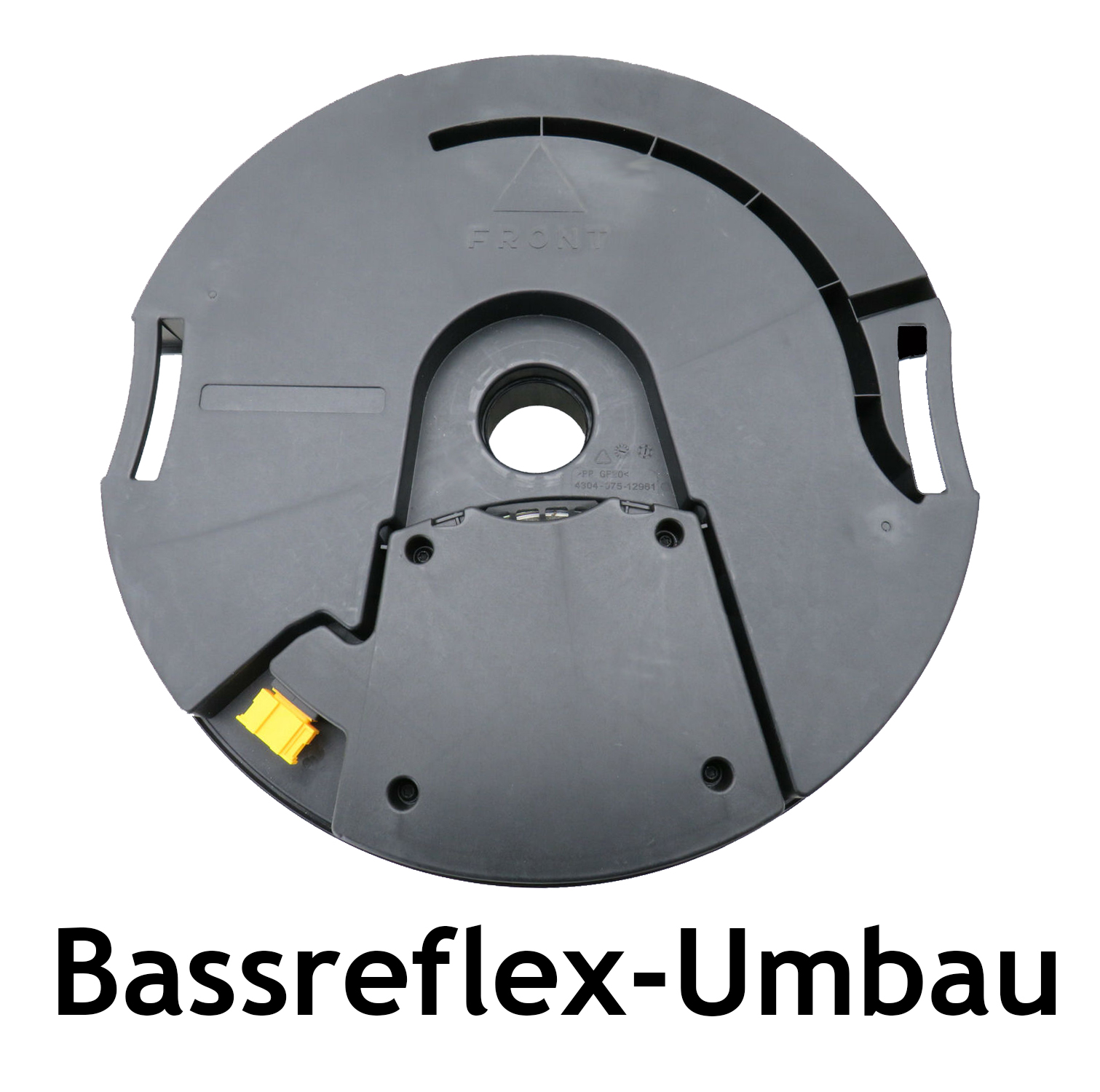 Gehäuseanpassung VW/Seat/Cupra/Skoda-Reserveradsubwoofer auf Bassreflex