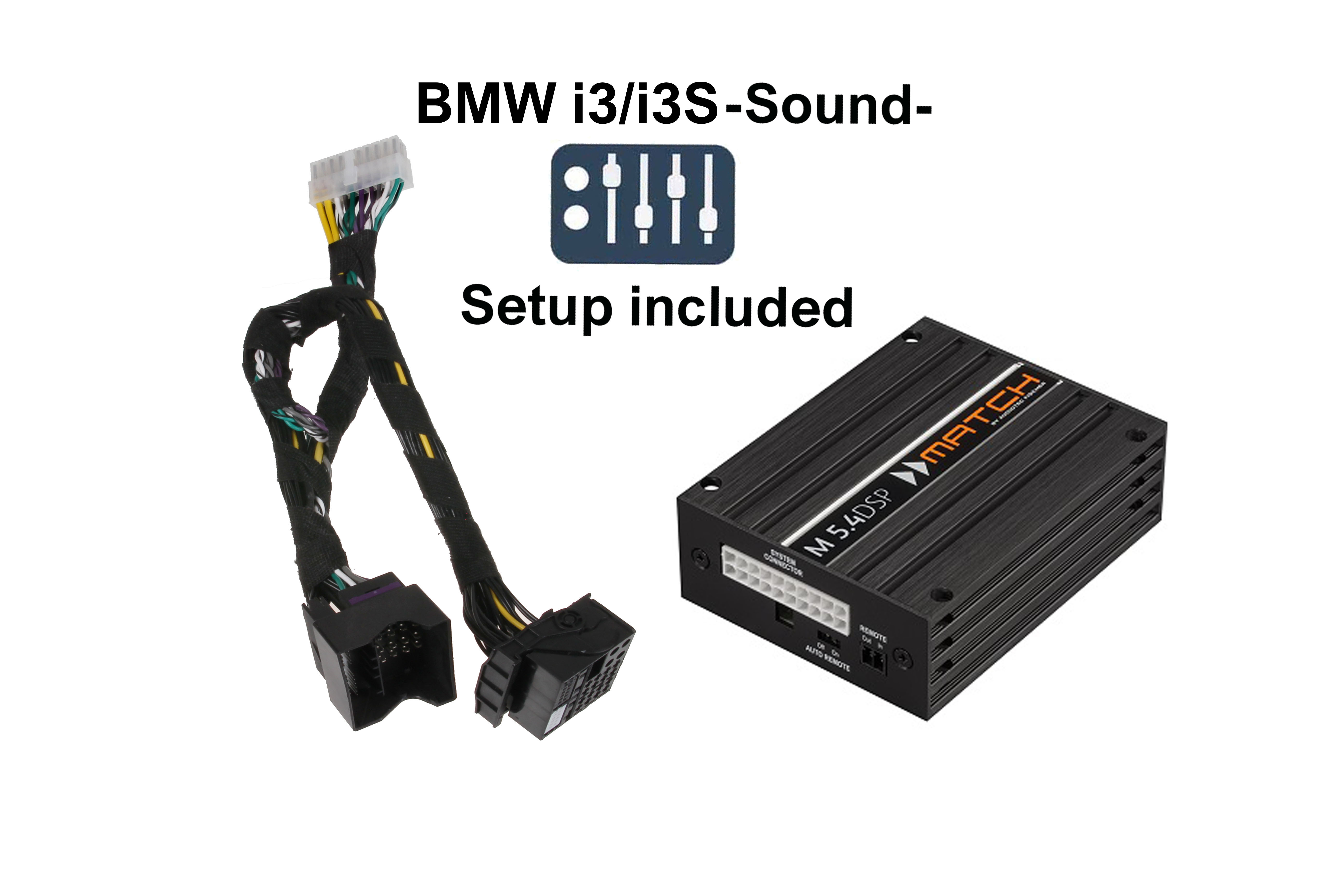 BMW i3 Soundupgrade-Set | MATCH M5.4 | Setup Original