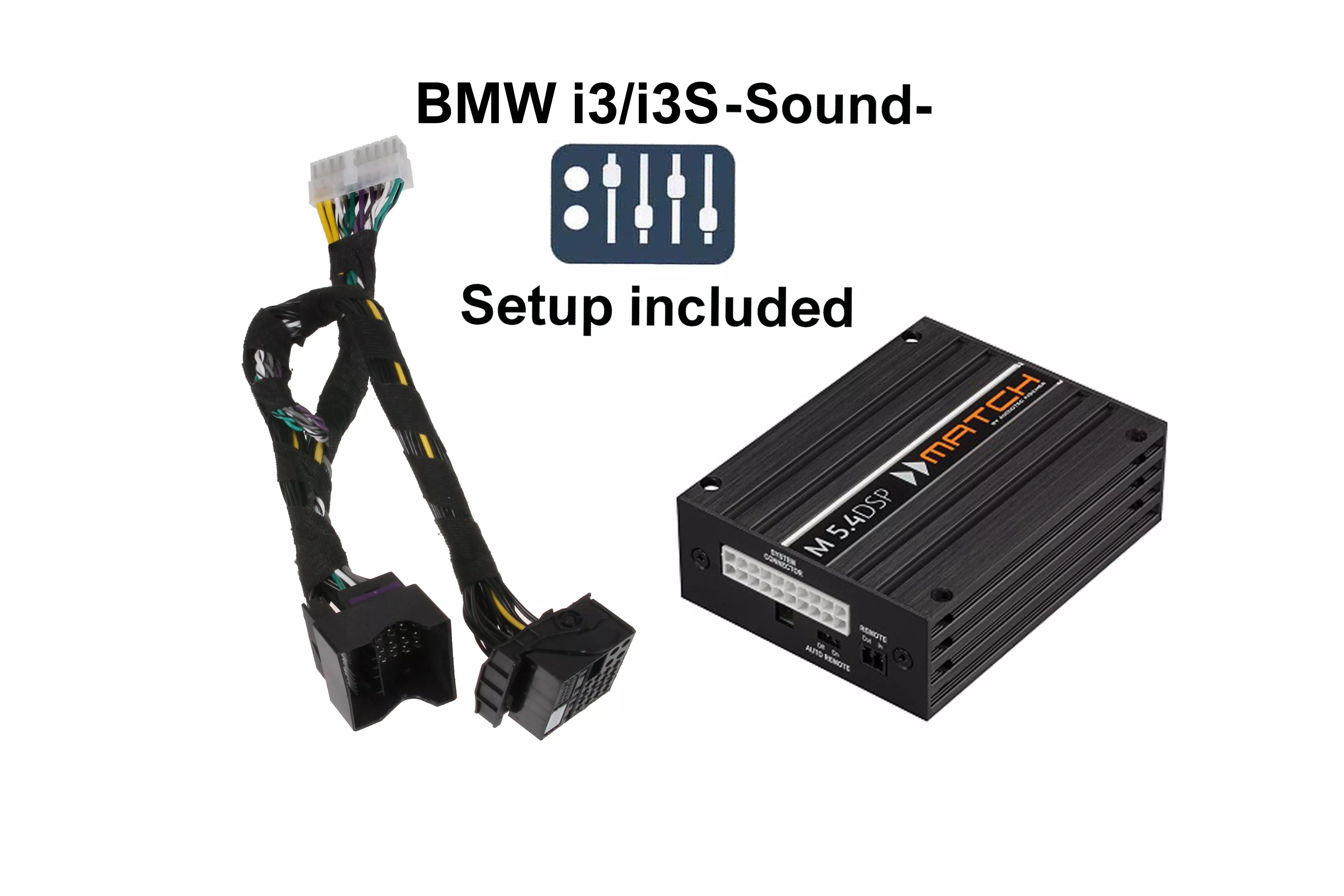 BMW i3/i3S mit Standard Sound | 5-Kanal DSP Soundupgrade | ohne Subwoofer