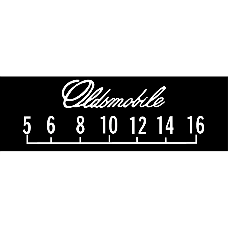 Retrosound SCP27 bedruckte Displayschutzfolie "Oldsmobile", 3er Set