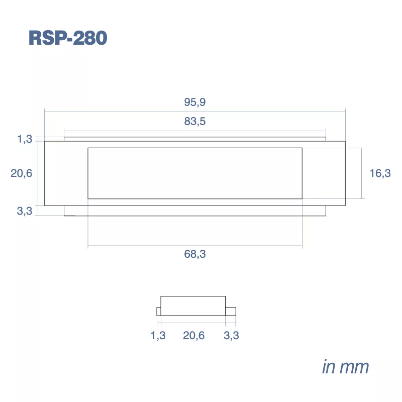 RETROSOUND Redondo Displaylinse, groß, für MOPAR "B"