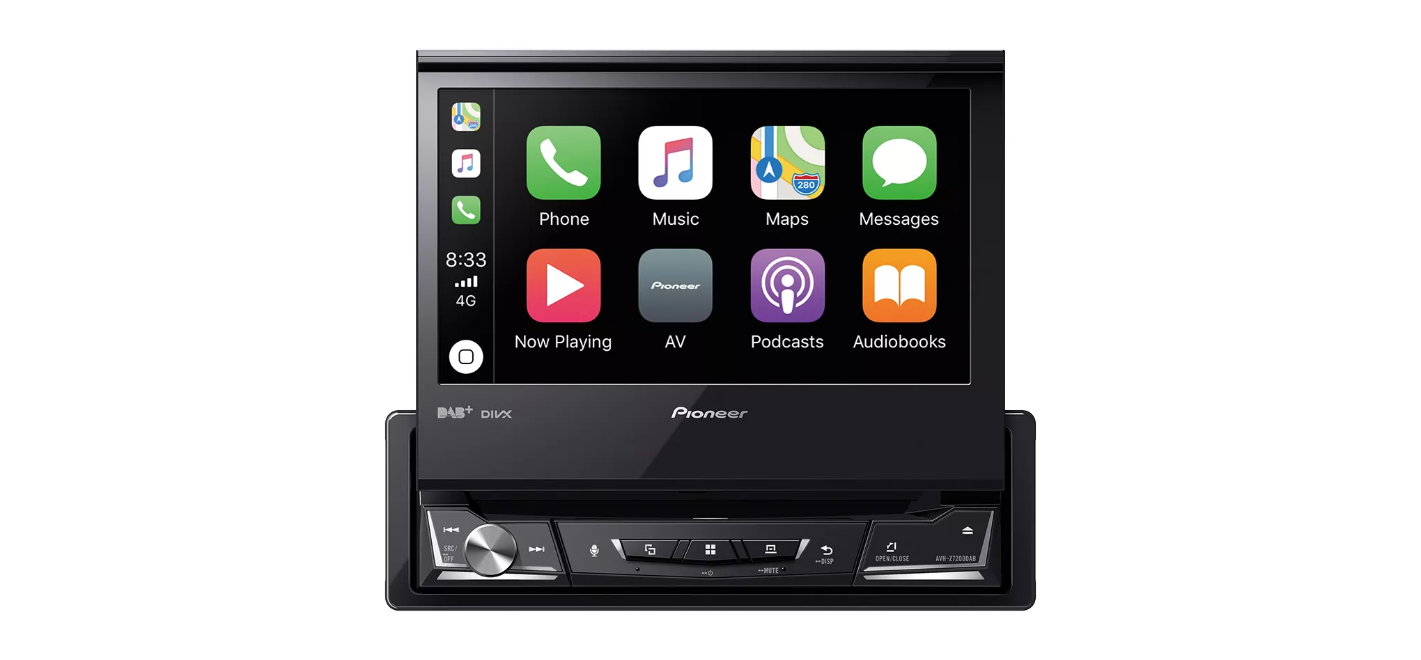 Pioneer AVH-Z7200DAB Autoradio mit Ausfahr-Monitor und DAB+