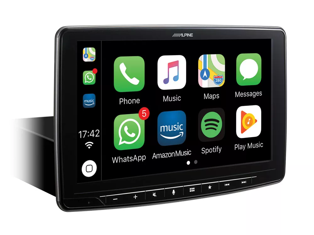 Alpine ILX-F903D Halo 9 9 Zoll DAB+ Carplay, Android Auto im 1-DIN Schacht