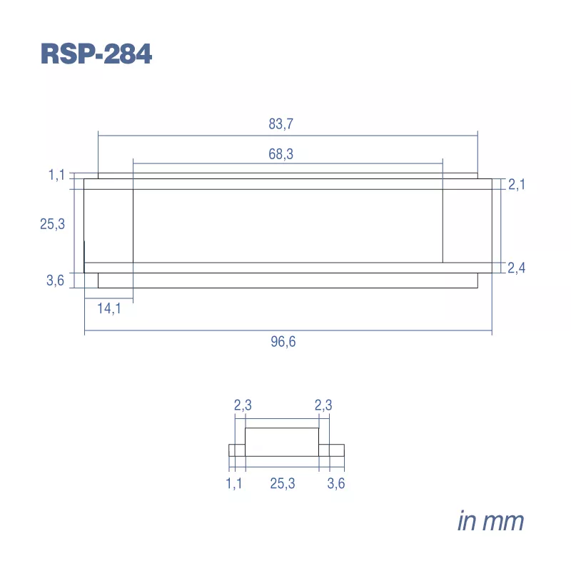 RETROSOUND RSP-284 Redondo Displaylinse für 1968-72er Pontiac