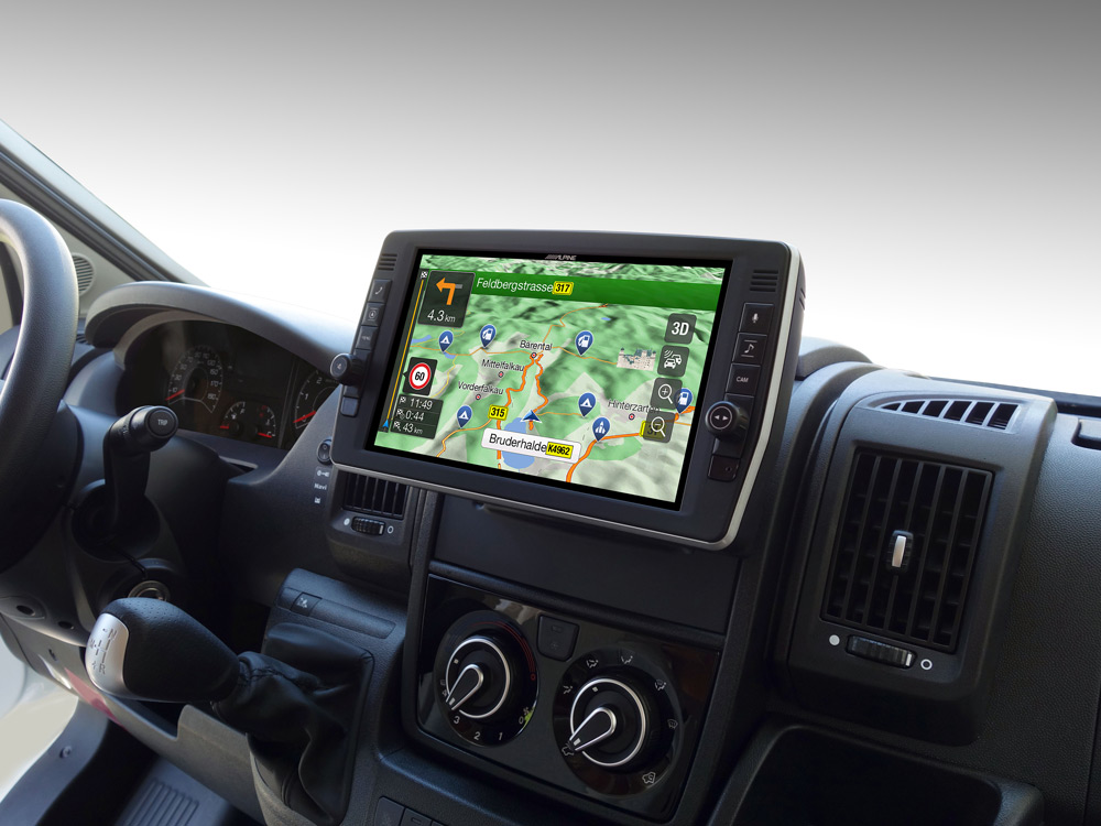 Alpine X903D-DU2 Ducato 9" Navigationssystem mit schwenkbarem Display