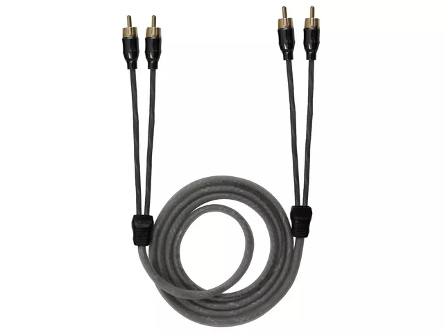 Cinch Kabel - 2 Kanal - SILVERADO - Transparent - 1,5 m - Stecker - Stecker