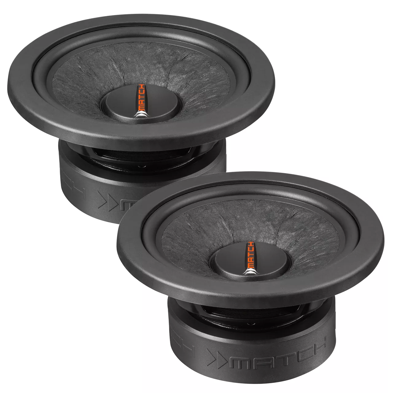 MATCH PP 72W-D | 2 x 16,5 cm-Subwoofer-Chassis zum Selbstbau