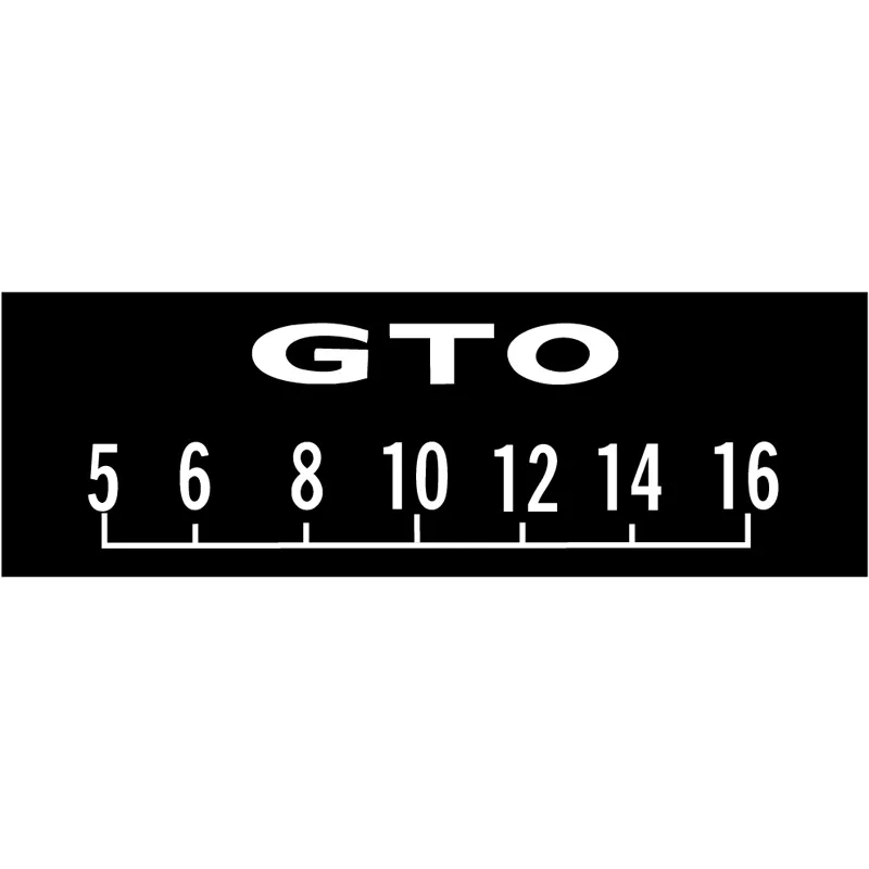 Retrosound SCP30 bedruckte Displayschutzfolie "GTO", 3er Set