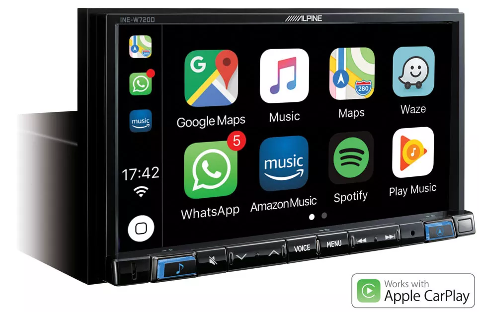 Alpine INE-W720D - 7 Zoll Navigationssystem mit DAB+