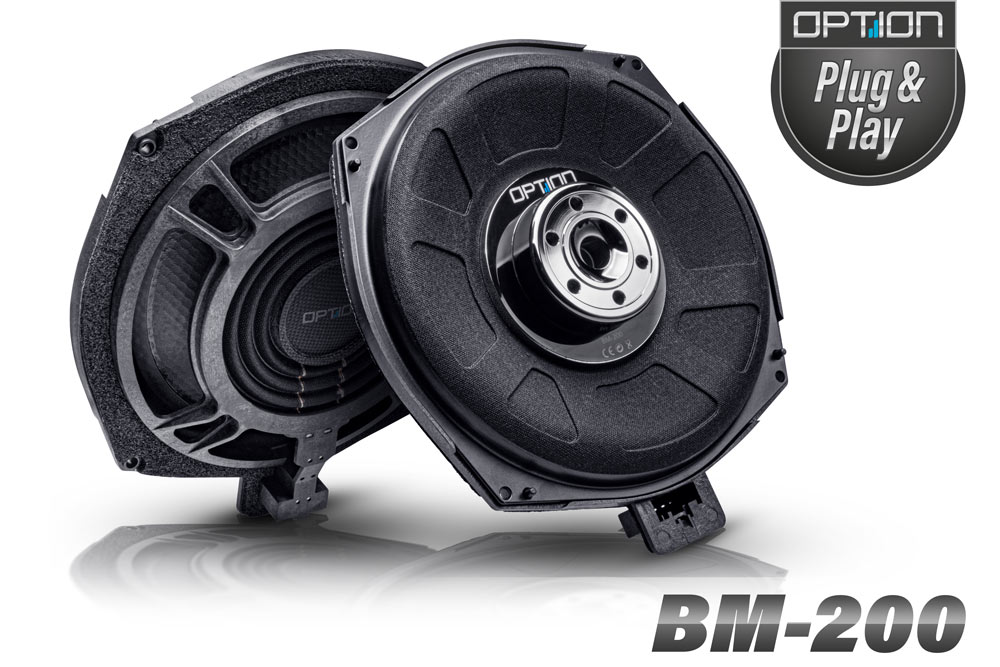 Option BM-200 BMW Untersitz-Bass 200mm