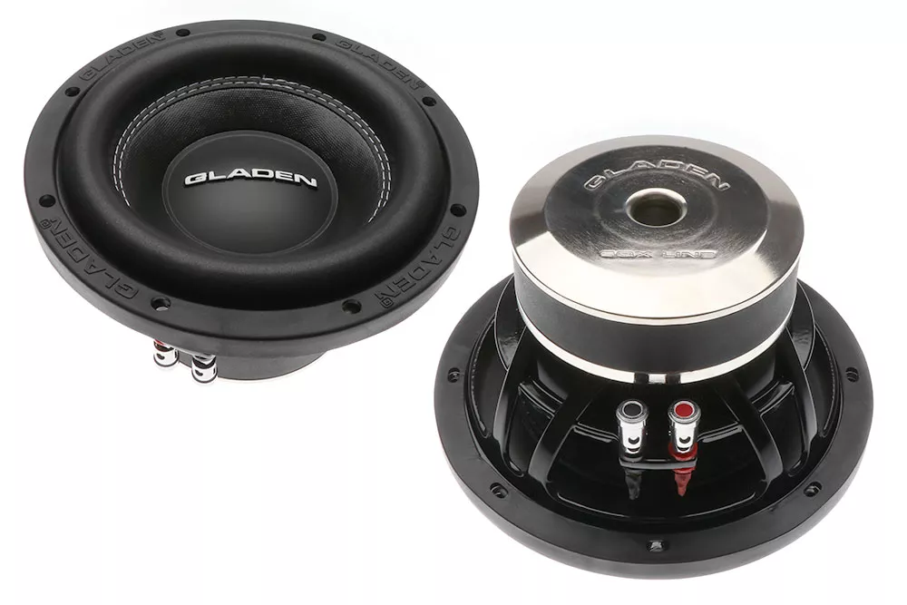 Gladen SQX 08 High-Performance Subwoofer 250 Watt RMS