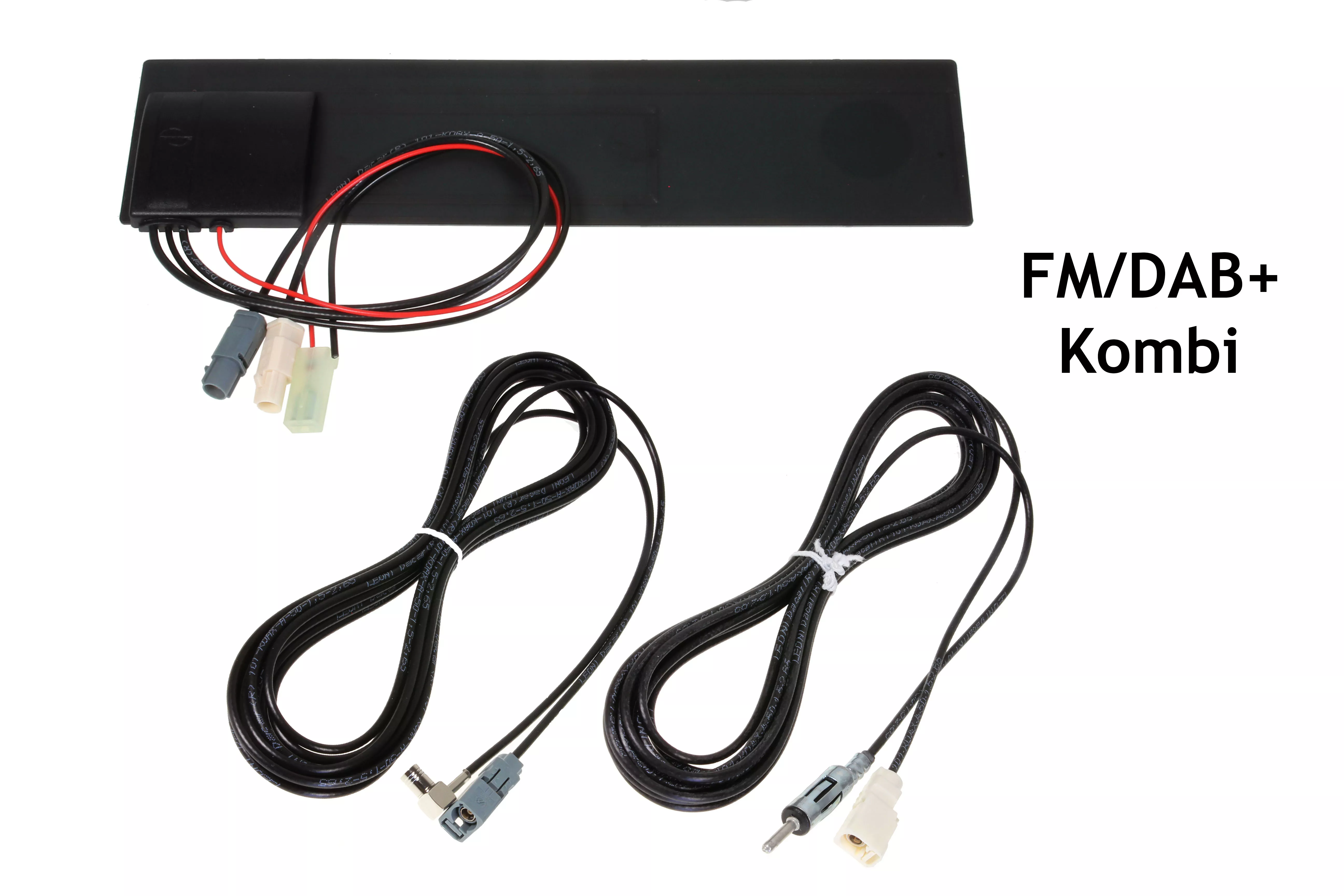 Antennen-Klebe-Set AM/FM/DAB+ aktiv, DIN/SMB winkel