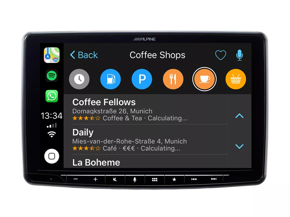 Alpine ILX-F903D Halo 9 9 Zoll DAB+ Carplay, Android Auto im 1-DIN Schacht