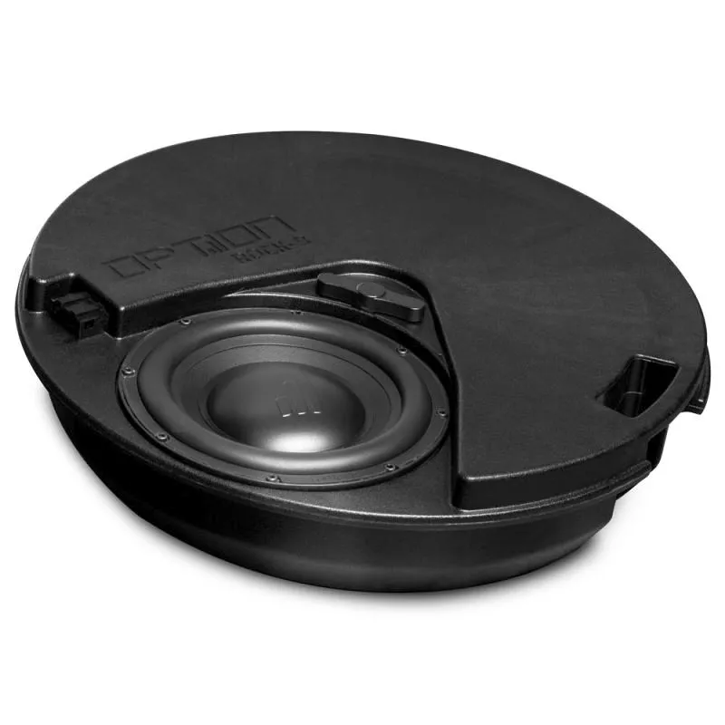 Option Rock-8 Bassreflexsubwoofer für die VAG Reserveradfelge, 2x2 Ohm