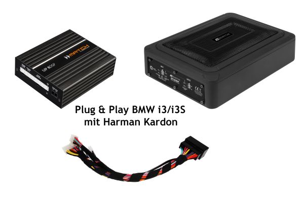BMW i3/i3S mit Harman Kardon | Soundupgrade-Set | Plug&Play DSP-Verstärker | Subwoofer