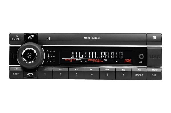 Kienzle MCR 1120 DAB+ 1DIN Autoradio mit USB(2x)/AUX/Bluetooth/DAB+